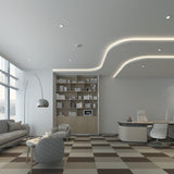 Lucida USA Appalachian Weave Bronze Patterned Look 28-mil x 12-in W x 24-in L Waterproof Glue Down Luxury Vinyl Tile Flooring (36-sq ft/ Carton)