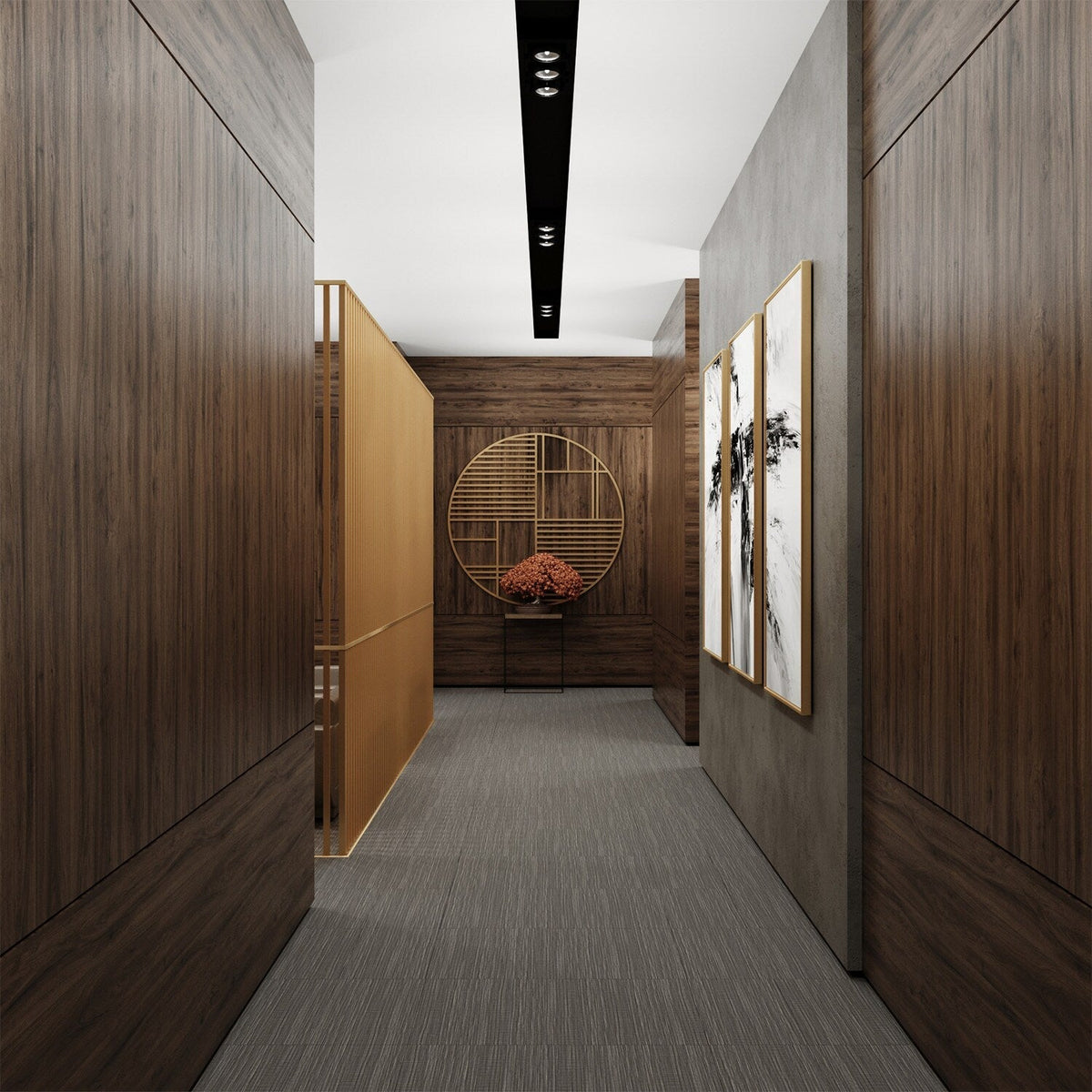 Lucida USA Granite Weave Gray Patterned Look 28-mil x 12-in W x 24-in L Waterproof Glue Down Luxury Vinyl Tile Flooring (36-sq ft/ Carton)