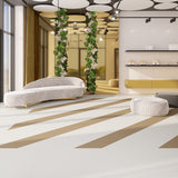 Lucida USA Platinum Knit Silver Patterned Look 28-mil x 12-in W x 24-in L Waterproof Glue Down Luxury Vinyl Tile Flooring (36-sq ft/ Carton)