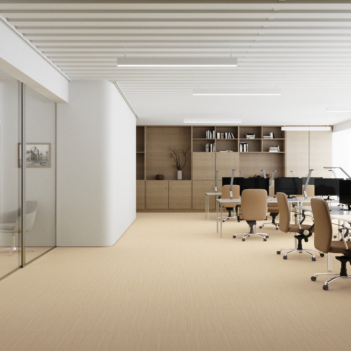 Lucida USA FabCore Harvest Weave 12-in x 24-in Waterproof Luxury Vinyl Tile Flooring, 36-sq ft Carton