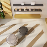Lucida USA Platinum Knit Silver Patterned Look 28-mil x 12-in W x 24-in L Waterproof Glue Down Luxury Vinyl Tile Flooring (36-sq ft/ Carton)