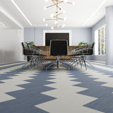Lucida USA Silver Knit Silver Patterned Look 28-mil x 12-in W x 24-in L Waterproof Glue Down Luxury Vinyl Tile Flooring (36-sq ft/ Carton)