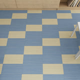Lucida USA Harbor Weave Blue Patterned Look 28-mil x 12-in W x 24-in L Waterproof Glue Down Luxury Vinyl Tile Flooring (36-sq ft/ Carton)