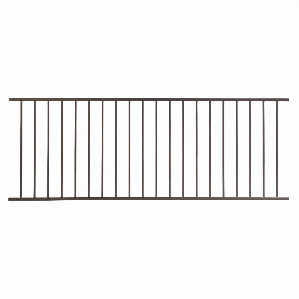 Fortress Building Products 16-ft x 34-in Black Sand Steel Deck Rail Kit
