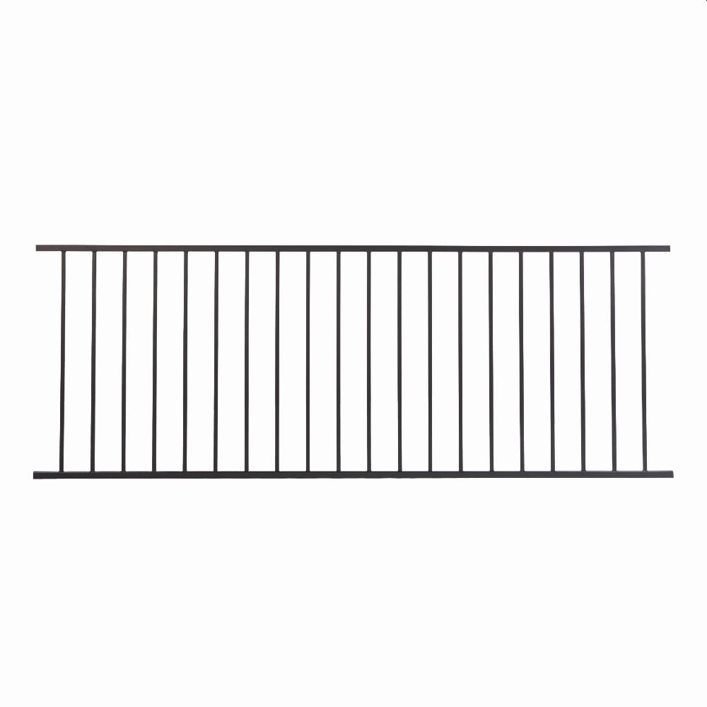 Fortress Building Products 48-ft x 40-in Black Sand Steel Deck Rail Kit