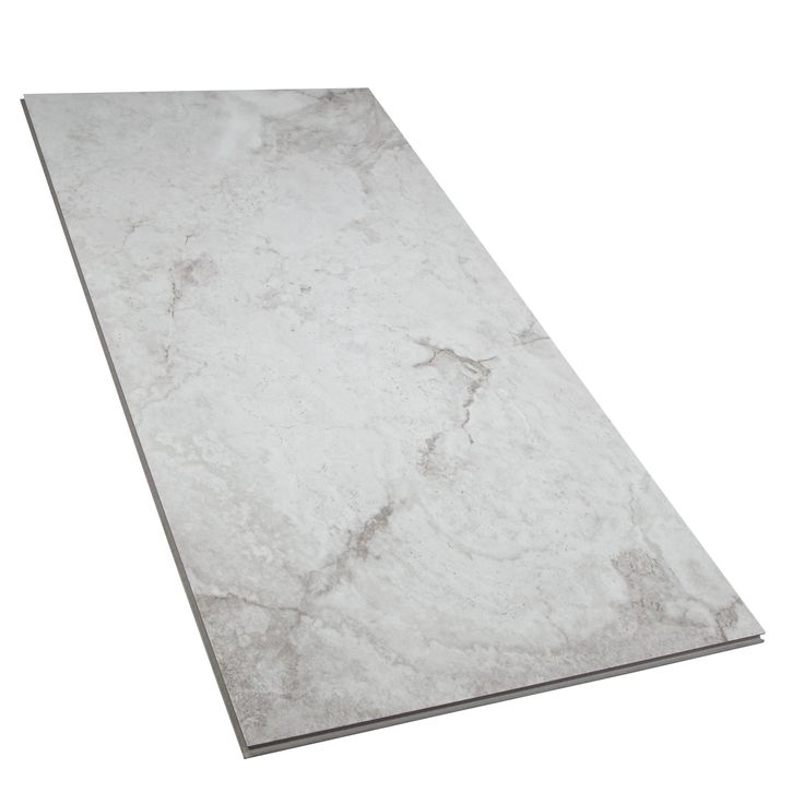 Style Selections (Sample) Arcadia Water Resistant Marble Look Interlocking Vinyl Tile