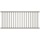 Fortress Building Products 24-ft x 40-in Antique Bronze Steel Deck Rail Kit