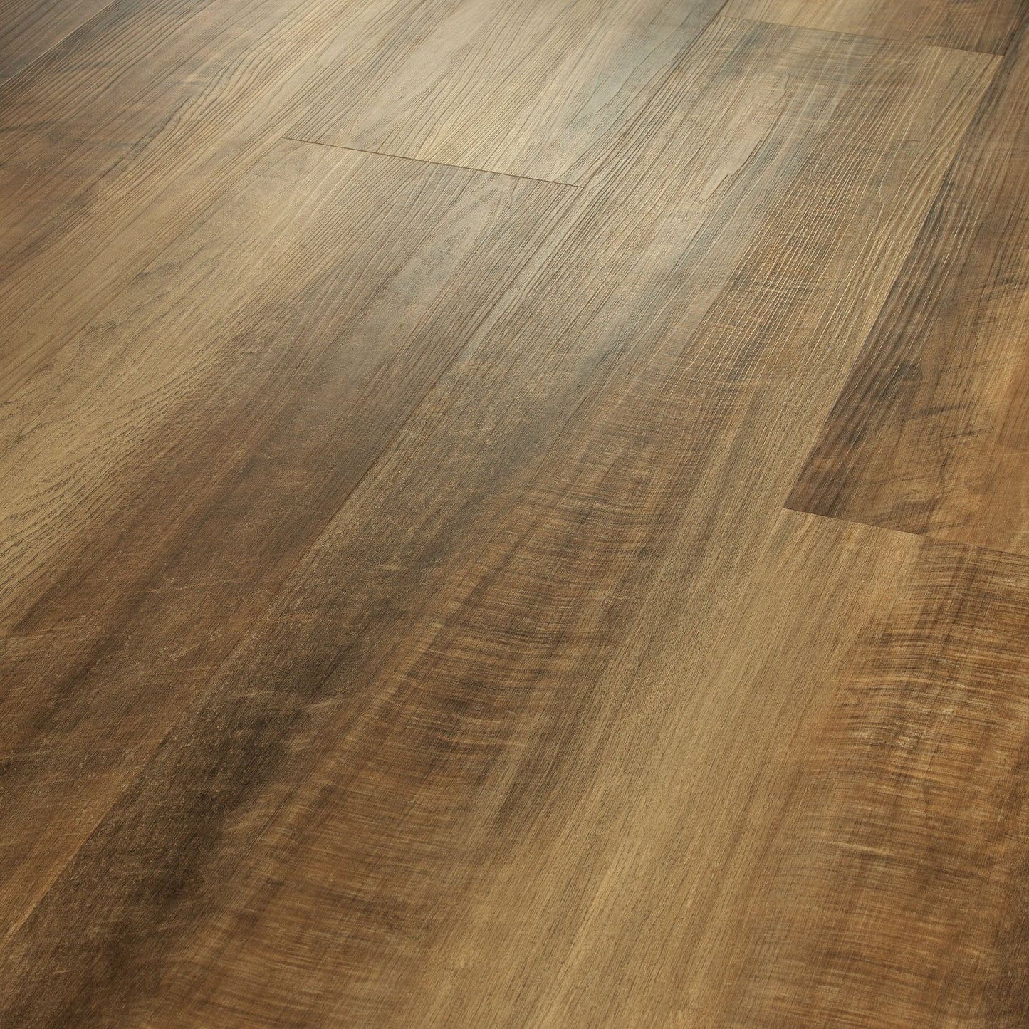 Shaw Floors Shaw Newcastle Watchman Oak Brown 12-mil x 7-in W x 48-in L Waterproof Interlocking Luxury Vinyl Plank Flooring (18.68-sq ft/ Carton)