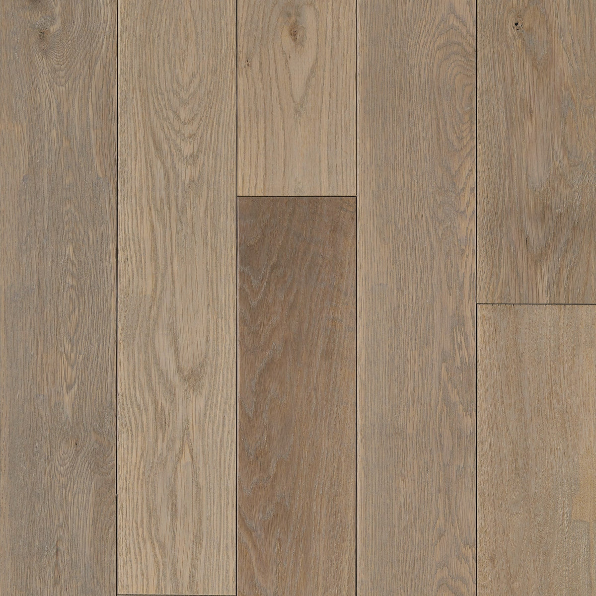 Bruce (Sample) America's Best Choice Easy Breezy Gray White Oak Solid Handscraped Hardwood Flooring