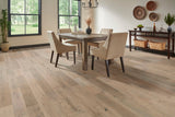 Bruce America's Best Choice Breezy Gray White Oak 6-1/2-in W x 3/8-in T x Varying Length Handscraped Engineered Hardwood Flooring (32.11-sq ft / Carton)