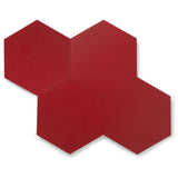 Lucida USA Berry Red Solid 28-mil x 9-in W x 10-in L Waterproof Glue Down Luxury Vinyl Tile Flooring (12.25-sq ft/ Carton)