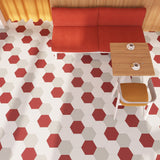 Lucida USA MosaiCore Berry 9-in x 9-in Waterproof Luxury Vinyl Tile Flooring, 28-mil Wear Layer (12.25-sq ft Carton)