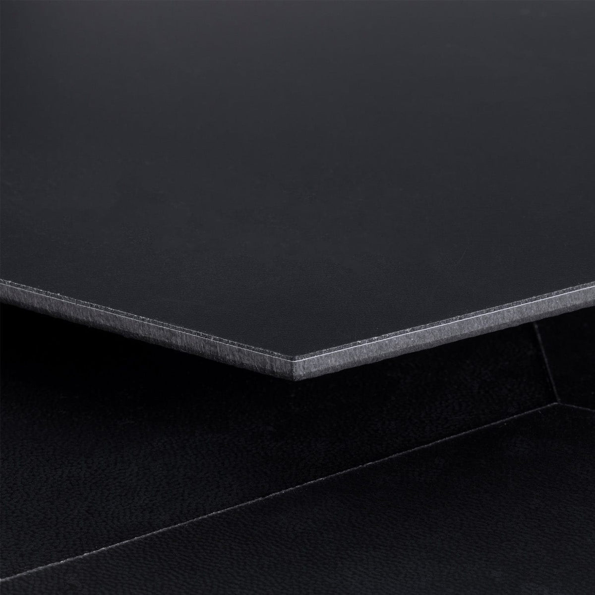 Lucida USA Pure Black Solid 28-mil x 9-in W x 10-in L Waterproof Glue Down Luxury Vinyl Tile Flooring (12.25-sq ft/ Carton)
