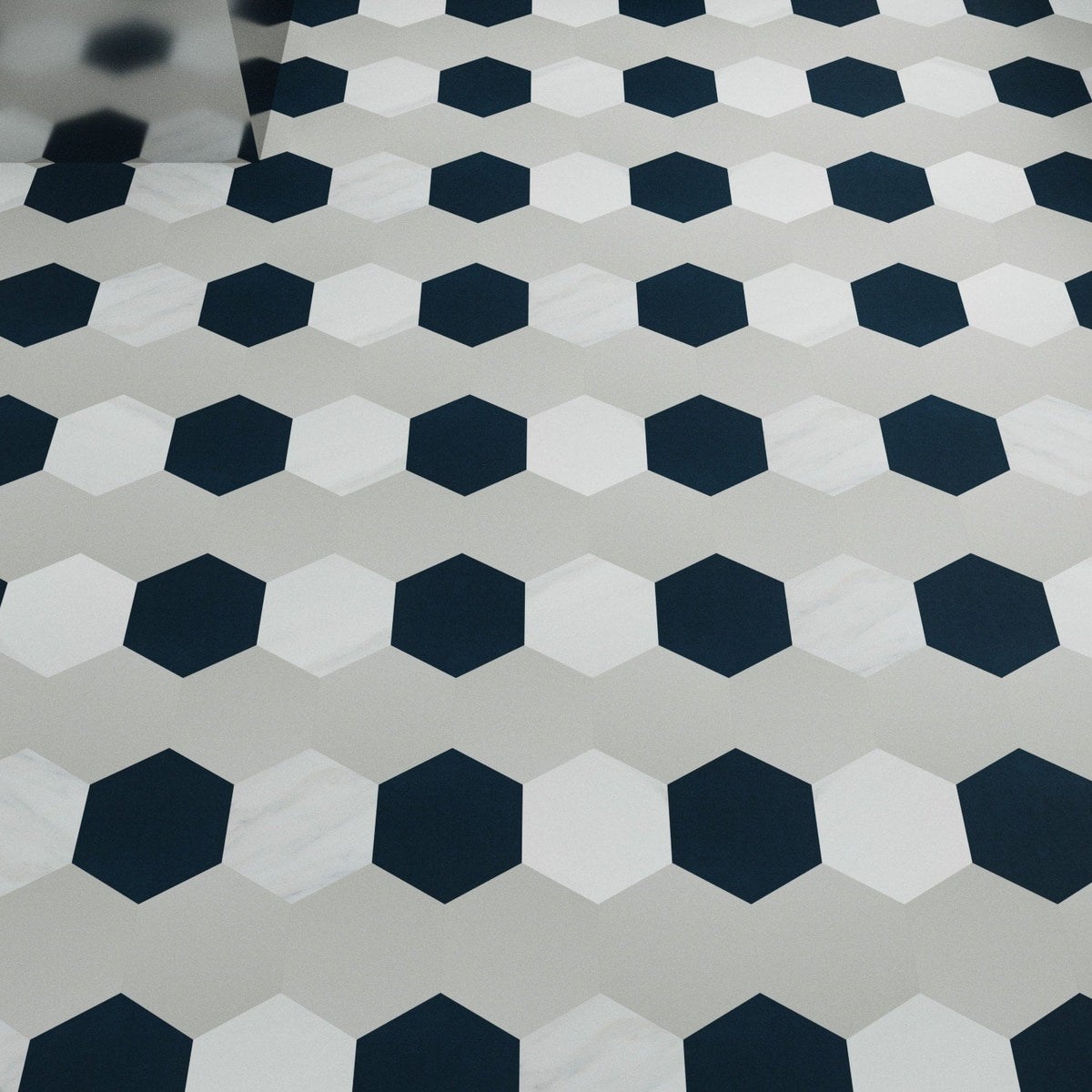 Lucida USA MosaiCore Mist 9-in x 9-in Waterproof Luxury Vinyl Tile Flooring, Glue-Down (12.25-sq ft Carton)