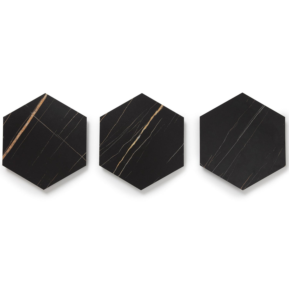 Lucida USA Noir Black Stone Look 28-mil x 9-in W x 10-in L Waterproof Glue Down Luxury Vinyl Tile Flooring (12.25-sq ft/ Carton)