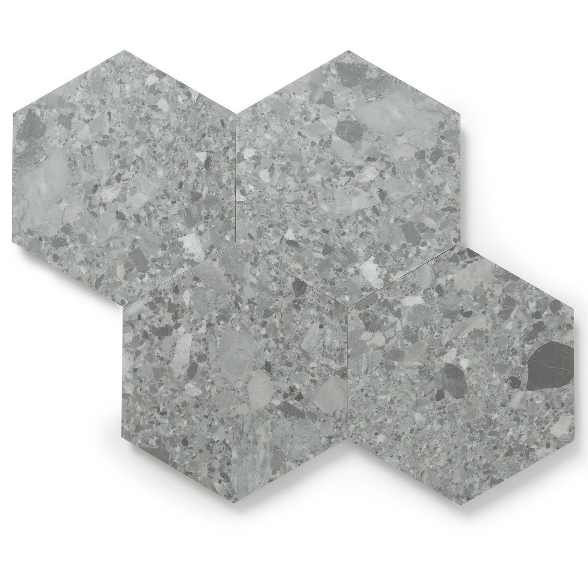 Lucida USA Gray Quartz Gray Stone Look 28-mil x 9-in W x 10-in L Waterproof Glue Down Luxury Vinyl Tile Flooring (12.25-sq ft/ Carton)