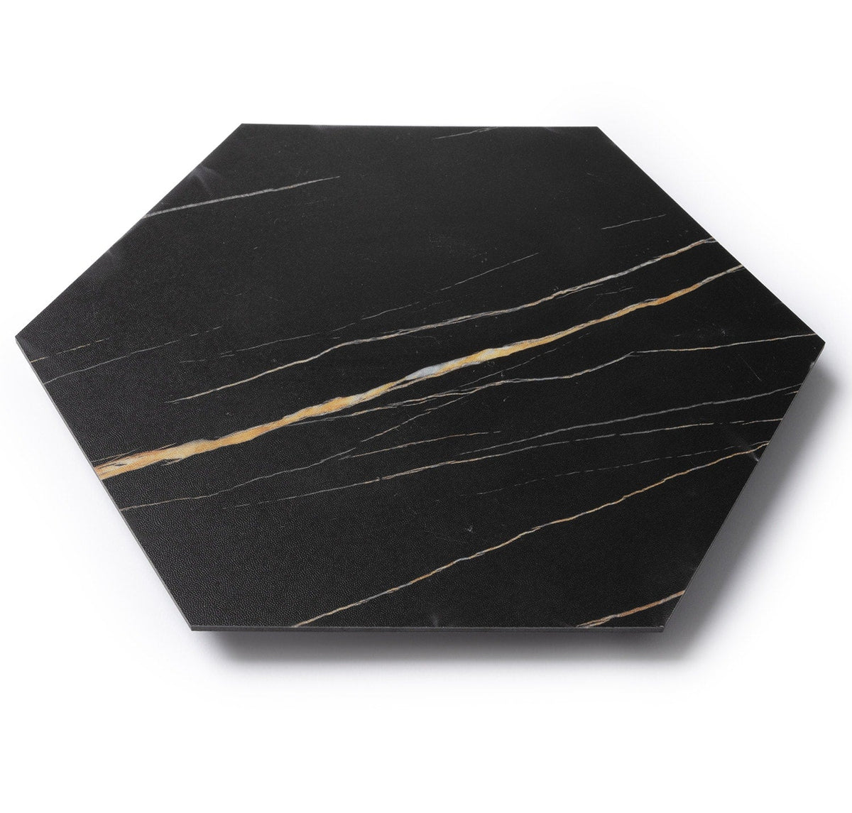 Lucida USA MosaiCore Noir 9-in x 9-in Waterproof Stone-Look Luxury Vinyl Tile Flooring, 28-mil Wear Layer (12.25-sq ft Carton)