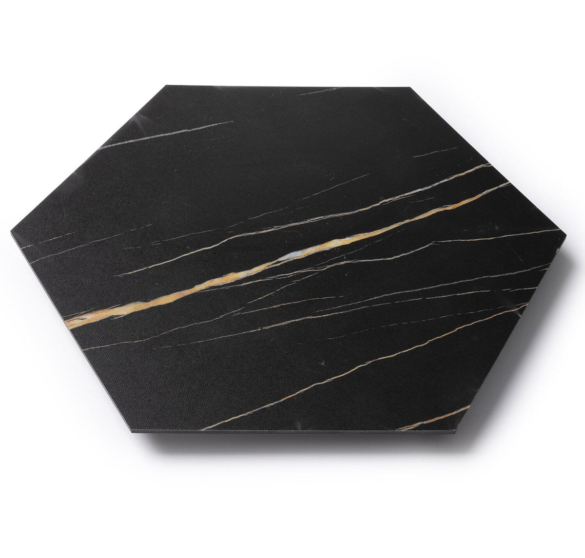 Lucida USA Noir Black Stone Look 28-mil x 9-in W x 10-in L Waterproof Glue Down Luxury Vinyl Tile Flooring (12.25-sq ft/ Carton)