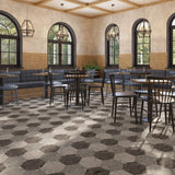 Lucida USA Gray Quartz Gray Stone Look 28-mil x 9-in W x 10-in L Waterproof Glue Down Luxury Vinyl Tile Flooring (12.25-sq ft/ Carton)