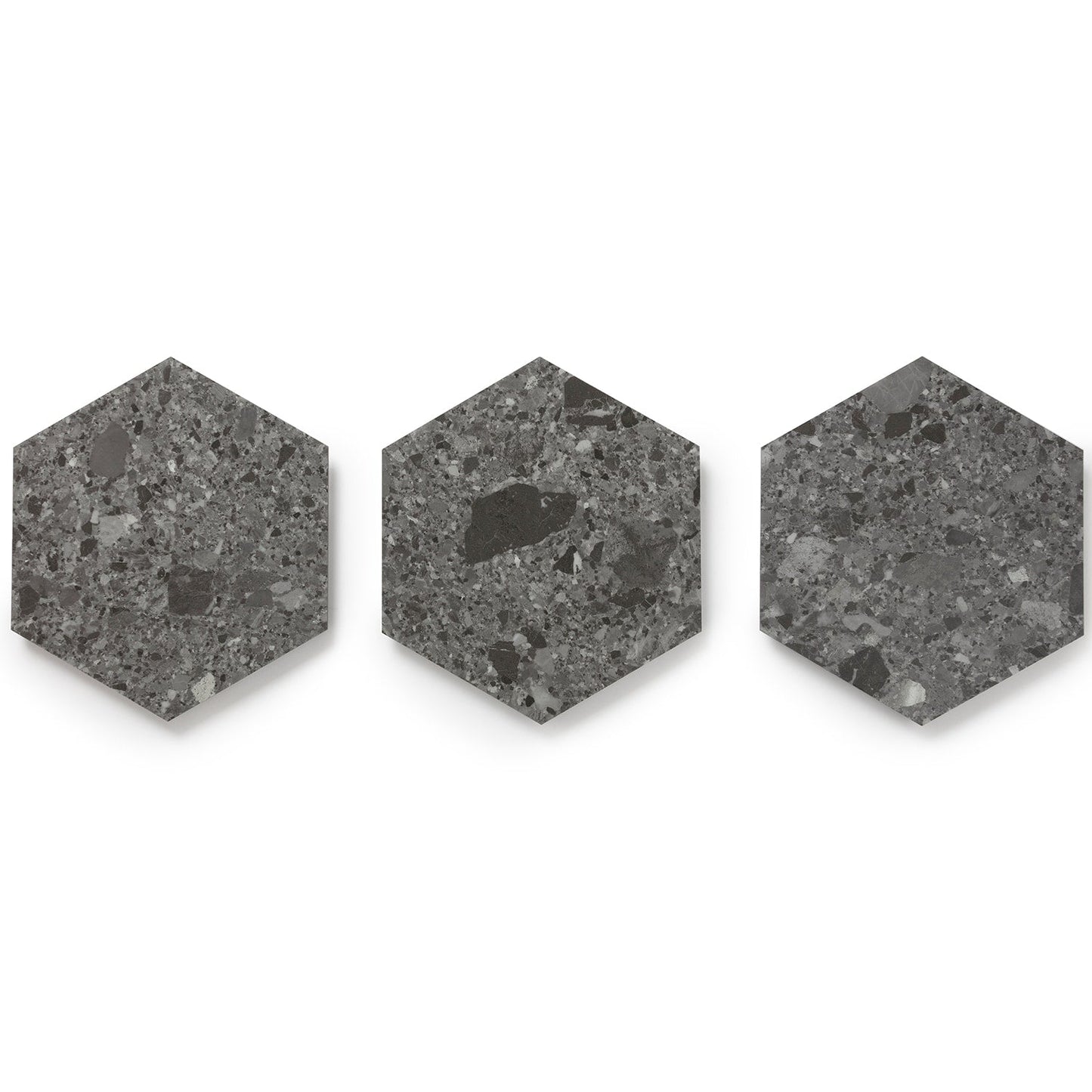 Lucida USA MosaiCore Charcoal Quartz 9-in x 9-in Waterproof Luxury Vinyl Tile Flooring, 28-mil Wear Layer (12.25-sq ft Carton)