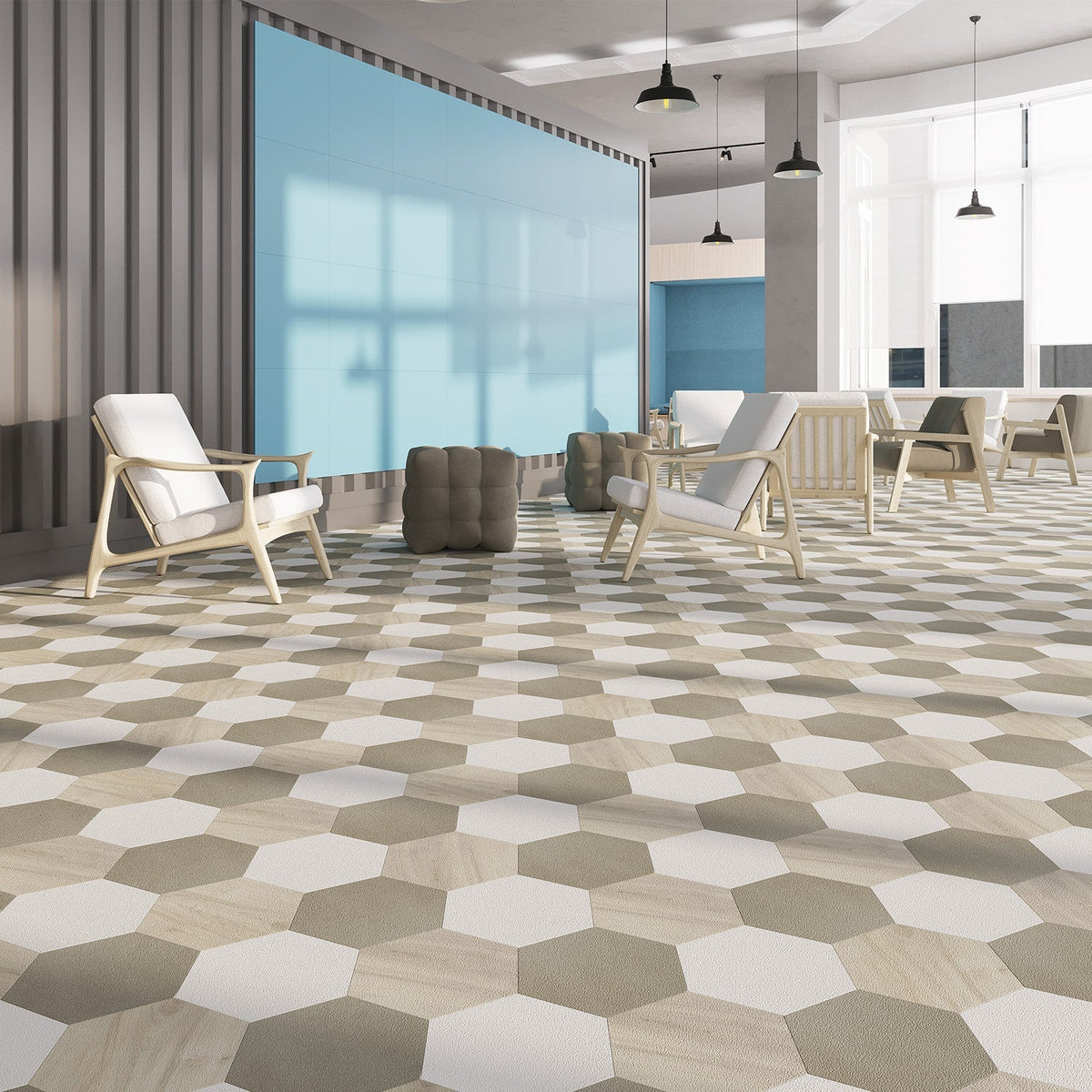 Lucida USA Balsam Poplar Brown Wood Look 28-mil x 9-in W x 10-in L Waterproof Glue Down Luxury Vinyl Tile Flooring (12.25-sq ft/ Carton)