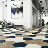 Lucida USA Peal Off-white Stone Look 28-mil x 9-in W x 10-in L Waterproof Glue Down Luxury Vinyl Tile Flooring (12.25-sq ft/ Carton)