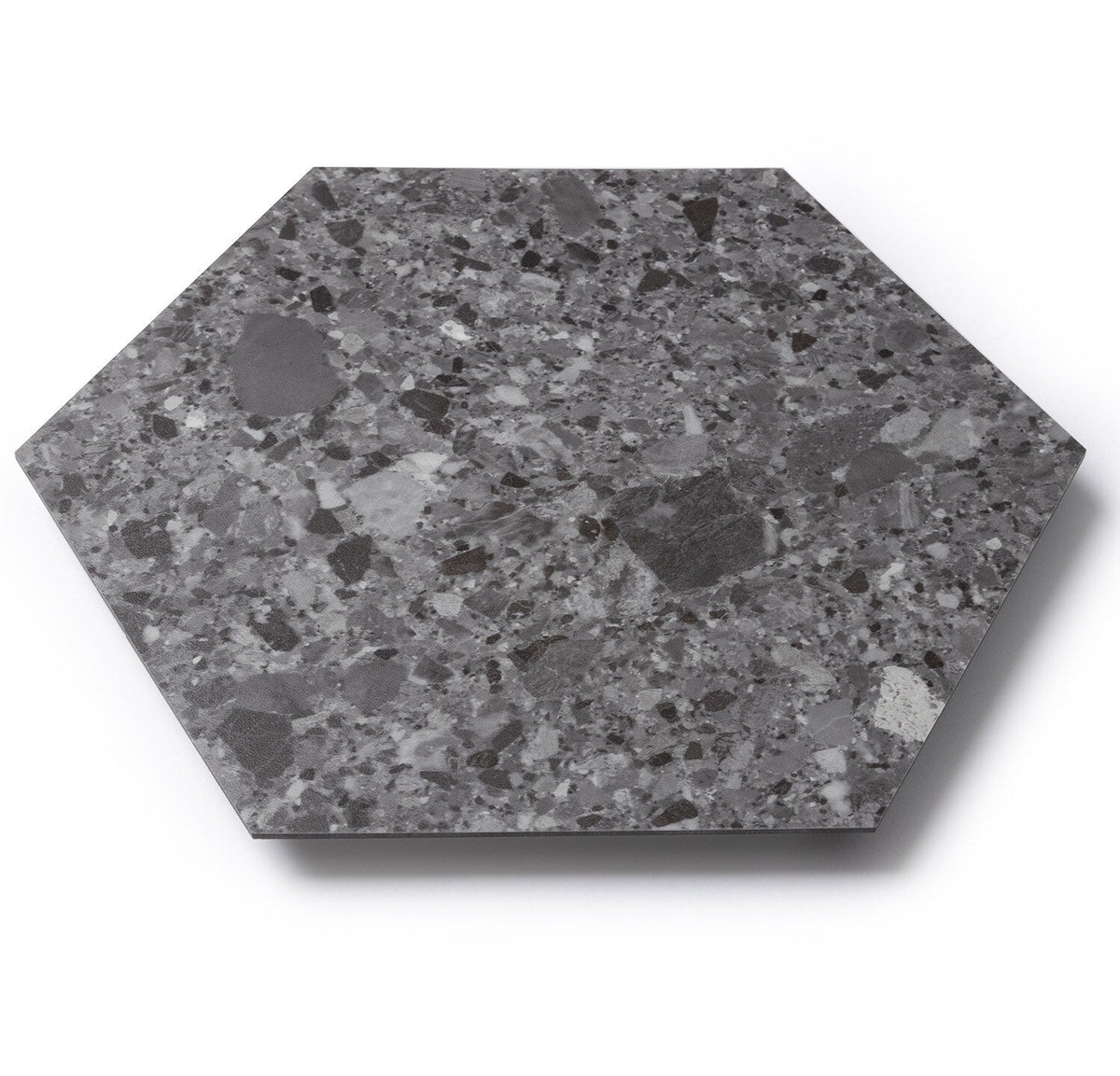 Lucida USA Charcoal Quartz Gray Stone Look 28-mil x 9-in W x 10-in L Waterproof Glue Down Luxury Vinyl Tile Flooring (12.25-sq ft/ Carton)