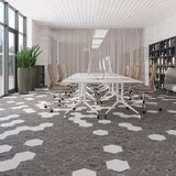 Lucida USA Charcoal Quartz Gray Stone Look 28-mil x 9-in W x 10-in L Waterproof Glue Down Luxury Vinyl Tile Flooring (12.25-sq ft/ Carton)