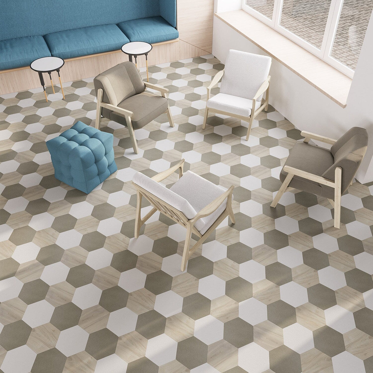 Lucida USA Balsam Poplar Brown Wood Look 28-mil x 9-in W x 10-in L Waterproof Glue Down Luxury Vinyl Tile Flooring (12.25-sq ft/ Carton)