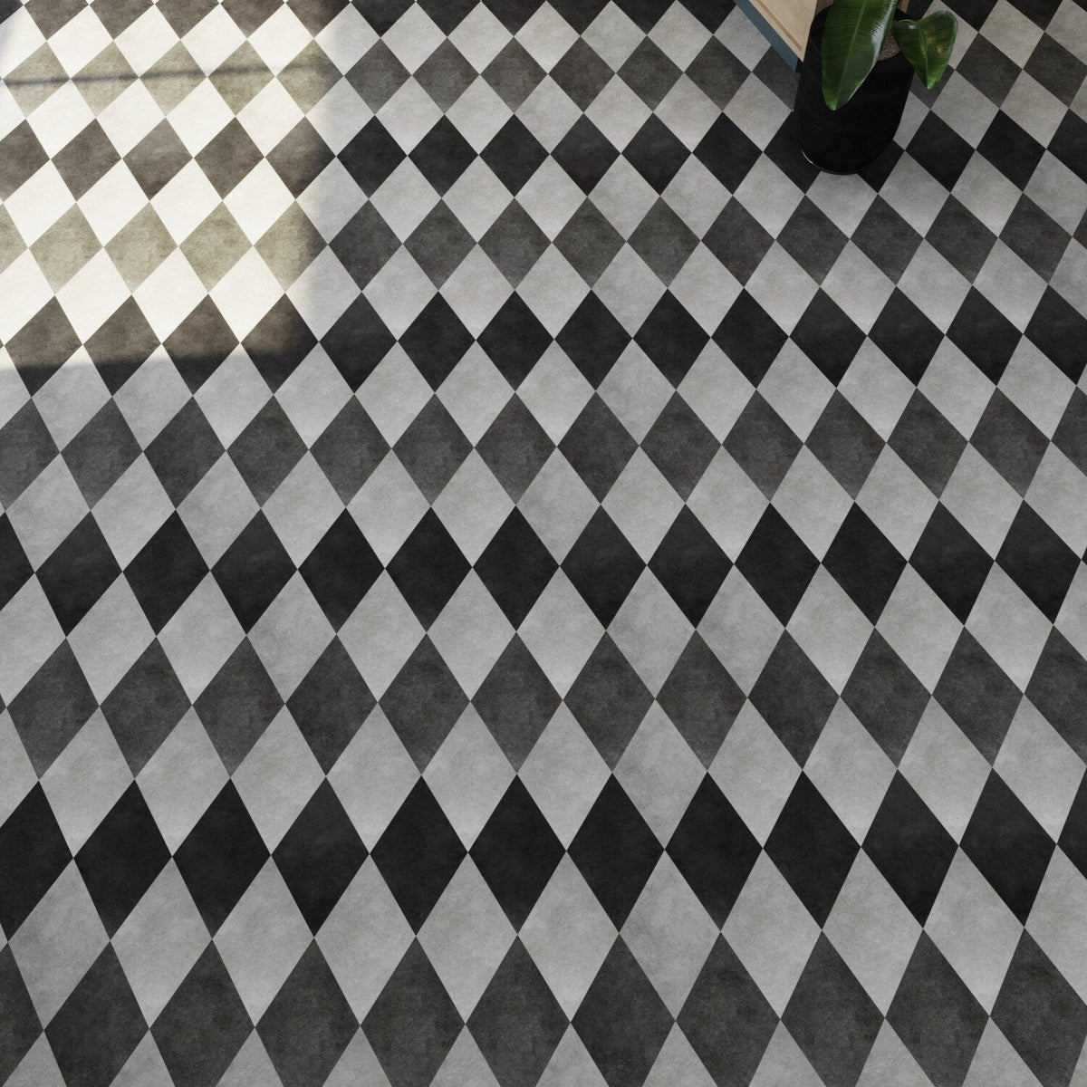 Lucida USA Concrete Gray Stone Look 28-mil x 10-in W x 16-in L Waterproof Glue Down Luxury Vinyl Tile Flooring (15.15-sq ft/ Carton)
