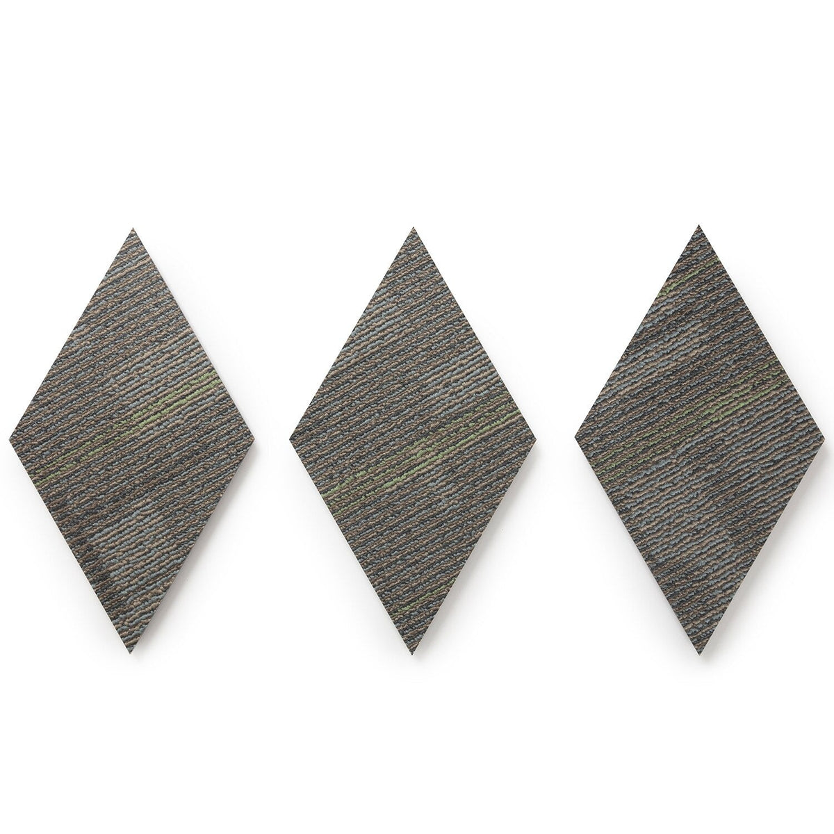 Lucida USA Cityscape Braid Brown Patterned Look 28-mil x 10-in W x 16-in L Waterproof Glue Down Luxury Vinyl Tile Flooring (15.15-sq ft/ Carton)