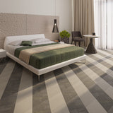 Lucida USA Cityscape Braid Brown Patterned Look 28-mil x 10-in W x 16-in L Waterproof Glue Down Luxury Vinyl Tile Flooring (15.15-sq ft/ Carton)