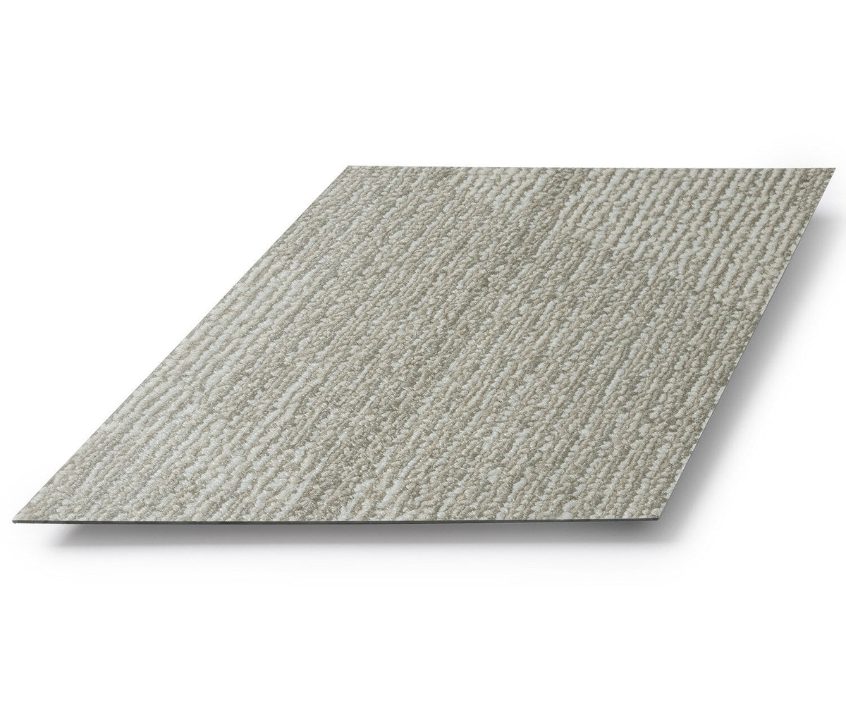 Lucida USA Fleece Braid Gray Patterned Look 28-mil x 10-in W x 16-in L Waterproof Glue Down Luxury Vinyl Tile Flooring (15.15-sq ft/ Carton)