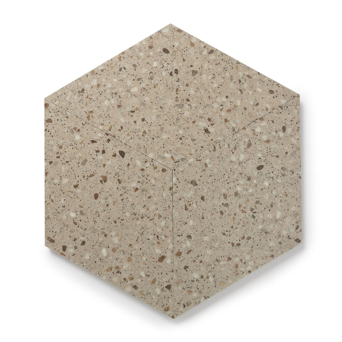 Lucida USA Desert Rock Brown Stone Look 28-mil x 10-in W x 16-in L Waterproof Glue Down Luxury Vinyl Tile Flooring (15.15-sq ft/ Carton)