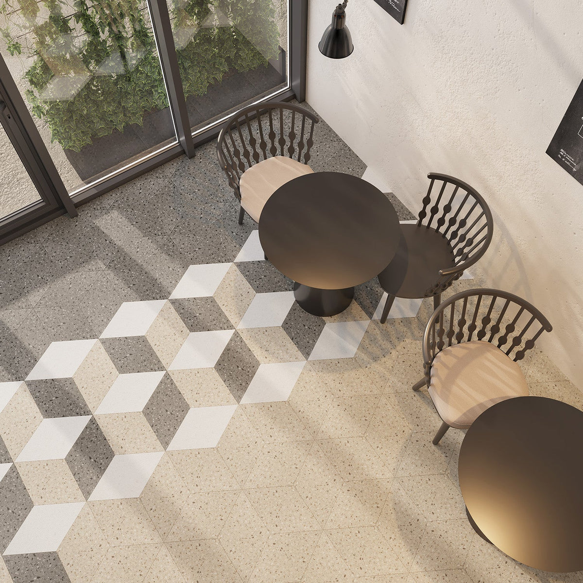 Lucida USA Desert Rock Brown Stone Look 28-mil x 10-in W x 16-in L Waterproof Glue Down Luxury Vinyl Tile Flooring (15.15-sq ft/ Carton)