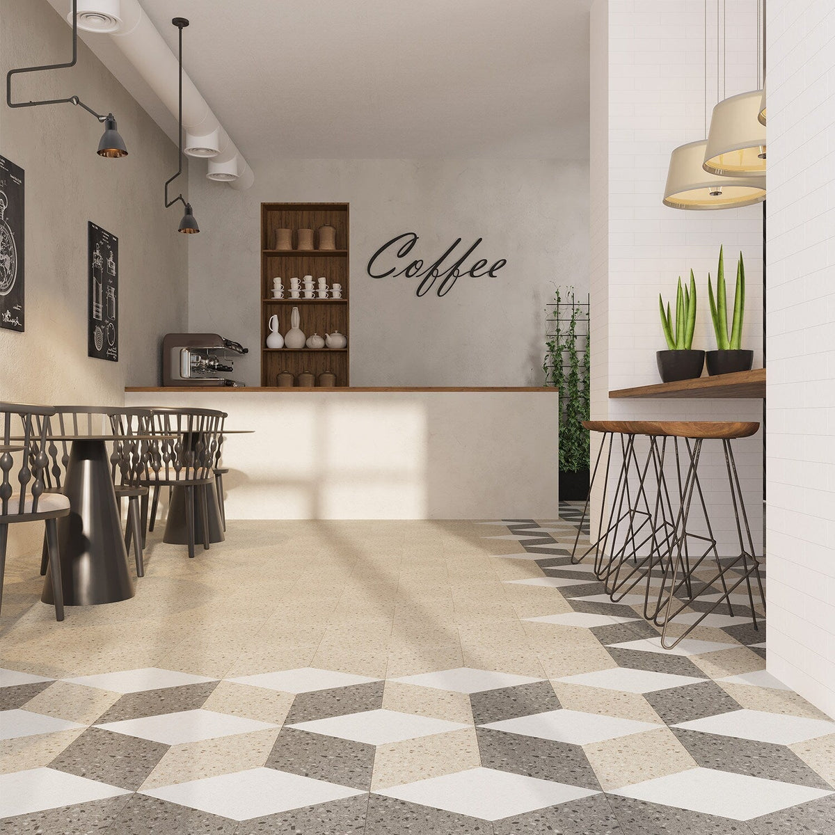 Lucida USA Desert Rock Brown Stone Look 28-mil x 10-in W x 16-in L Waterproof Glue Down Luxury Vinyl Tile Flooring (15.15-sq ft/ Carton)