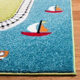 Safavieh Carousel Kids Fawn 4 x 6 Green/Ivory Indoor Kids Area Rug