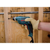 BOSCH 1006VSR Electric Drill, Pistol Grip, 3/8" Keyless Chuck, 6.3A Corded