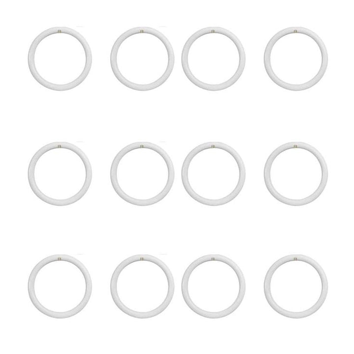 12 in. 20-Watt (32-Watt Equivalent) T9 Cool White 4100K G10Q Circline LED Light Bulb (12-Pack)