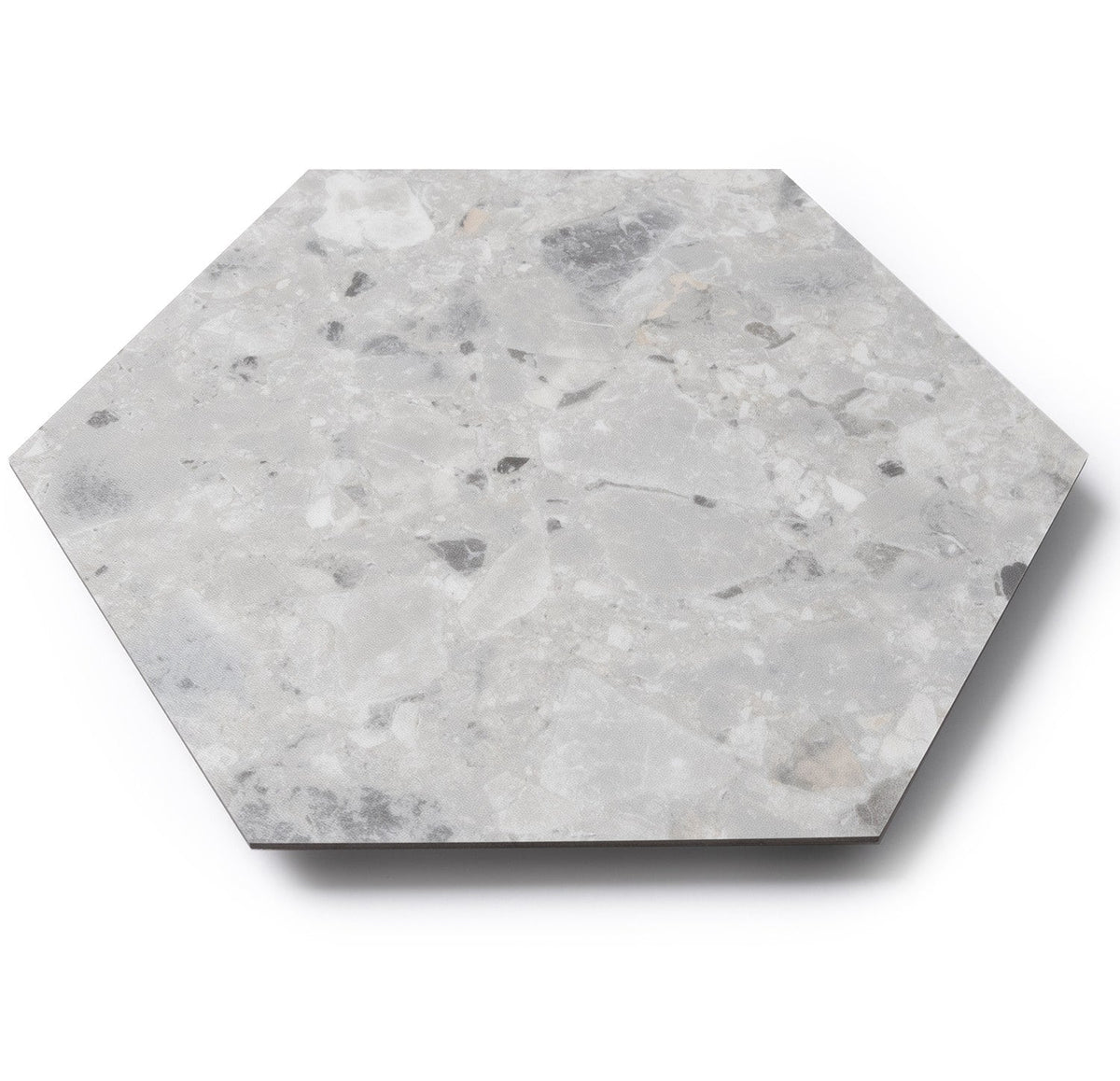 Lucida USA MosaiCore Bone Quartz 9-in x 9-in Waterproof Luxury Vinyl Tile Flooring, 28-mil Wear Layer (12.25-sq ft/Carton)