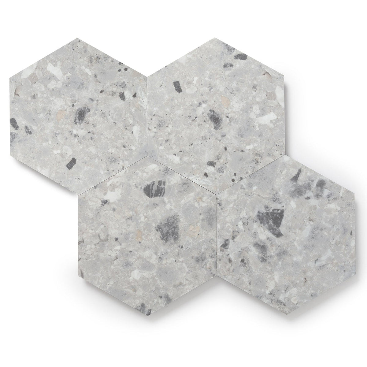 Lucida USA MosaiCore Bone Quartz 9-in x 9-in Waterproof Luxury Vinyl Tile Flooring, 28-mil Wear Layer (12.25-sq ft/Carton)