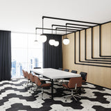 Lucida USA MosaiCore Bone Quartz 9-in x 9-in Waterproof Luxury Vinyl Tile Flooring, 28-mil Wear Layer (12.25-sq ft/Carton)