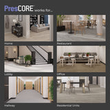 Lucida USA PresCore Straw Brown 12-mil x 6-in W x 36-in L Waterproof Glue Down Luxury Vinyl Plank Flooring (54-sq ft/ Carton)