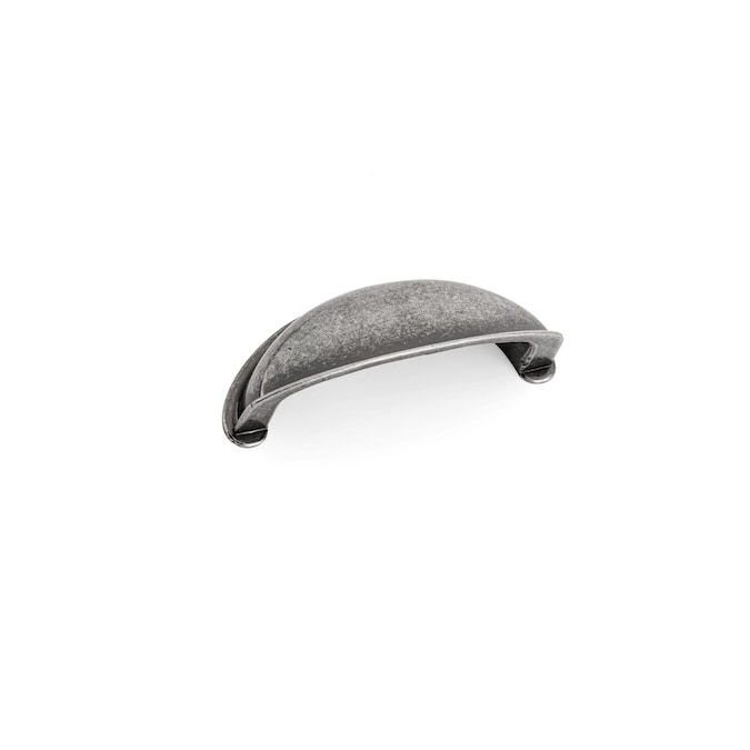 Richelieu Monceau 2-1/2-in (64mm) Center to Center Pewter Oval Cup Drawer Pull