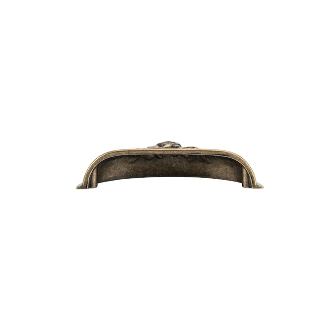 Richelieu Provence 3-3/4-in (96mm) Center to Center Antique English Oval Cup Drawer Pull