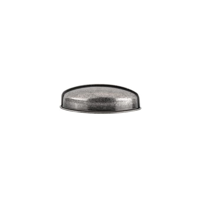 Richelieu Monceau 2-1/2-in (64mm) Center to Center Pewter Oval Cup Drawer Pull