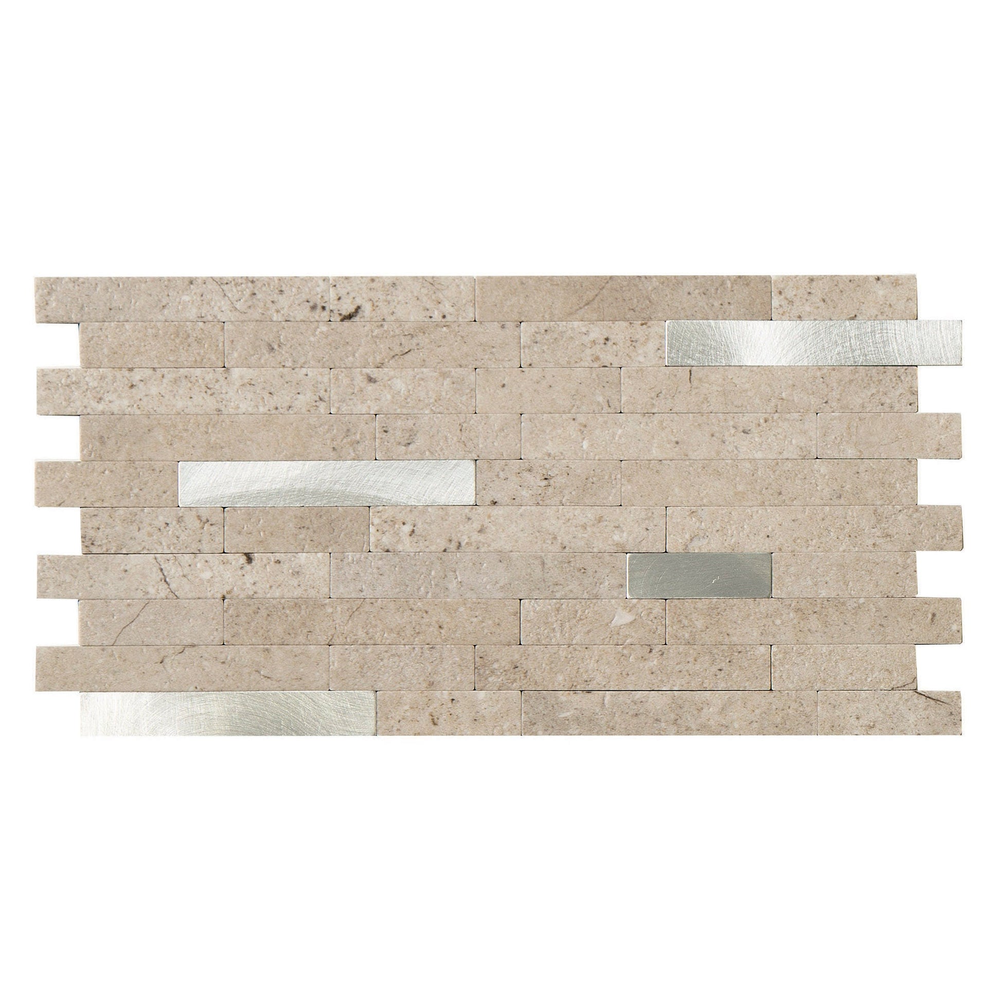 Aspect Collage Collage Biscuit 12-in x 12-in Multi-finish PVC Peel and stick Wall Tile product image