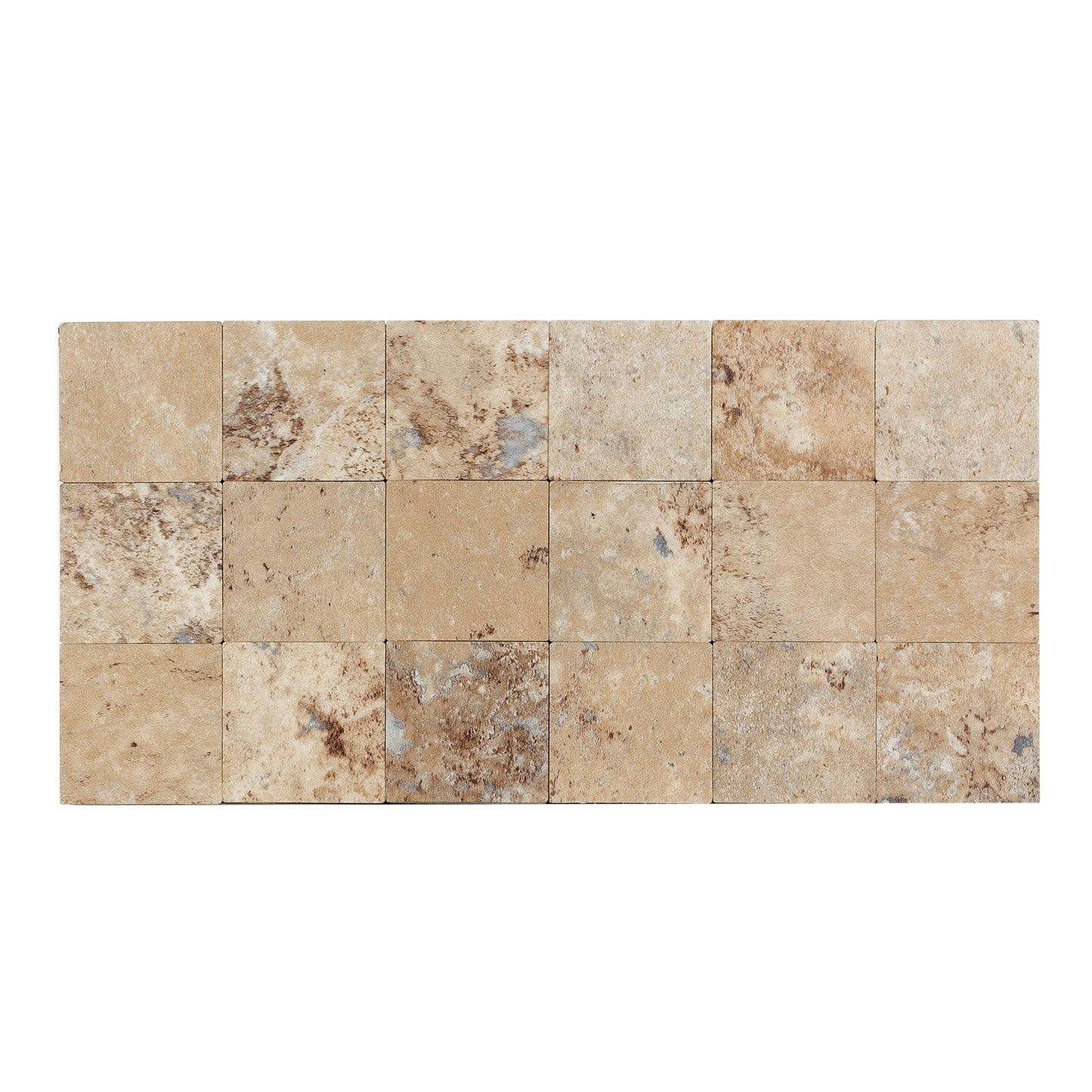 Aspect Collage Collage Aged Travertine 12-in x 12-in Multi-finish PVC Peel and stick Wall Tile product image