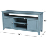 International Concepts Traditional Ocean Blue Tv Cabinet (Accommodates TVs up to 60-in)