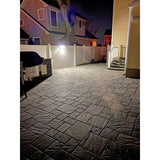 Nitelighter White Solar Powered Motion Activated Outdoor LED Area Spotlight with Daylight Sensor and 3 Adjustable Lamps